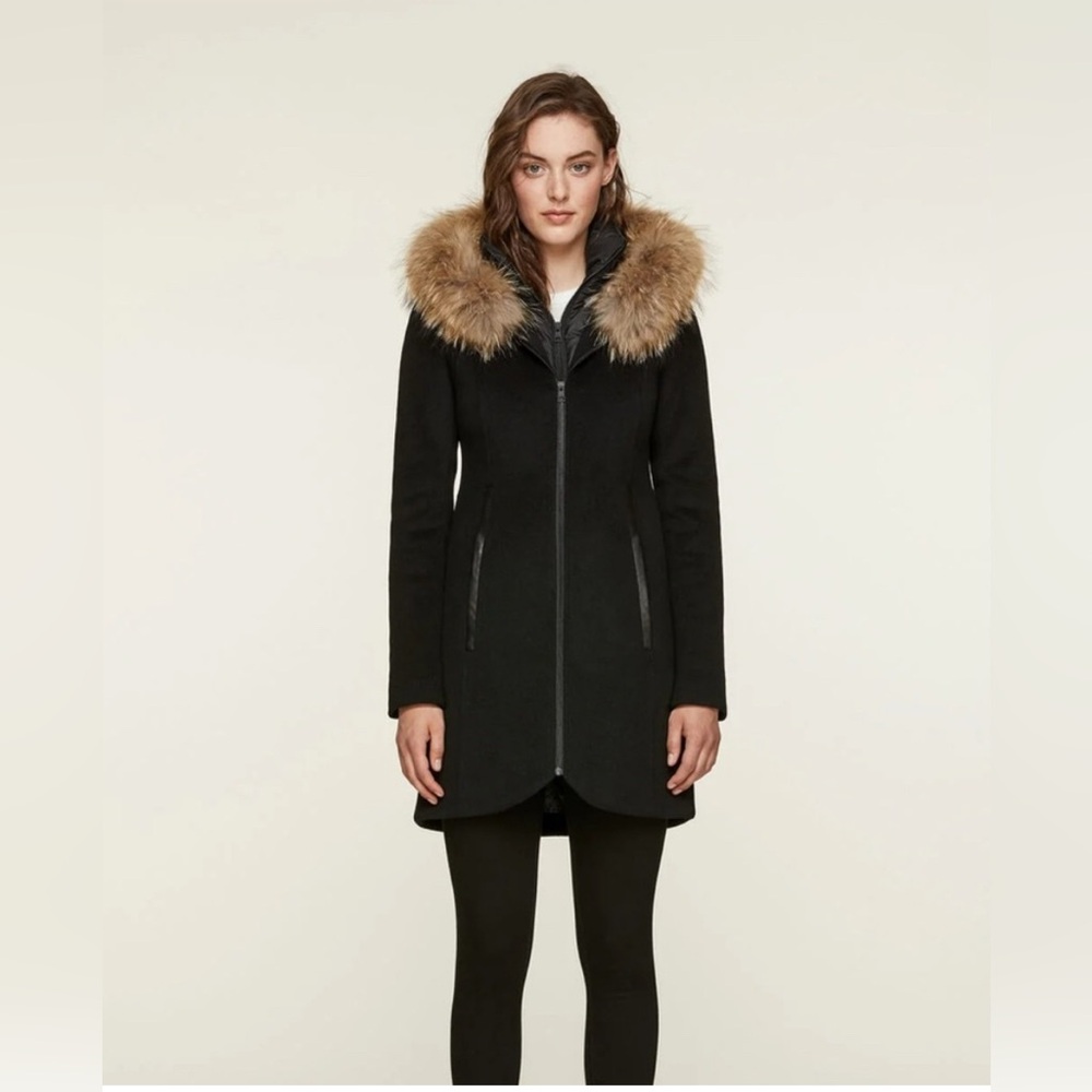 SOIA & KYO Charlene Wool Coat